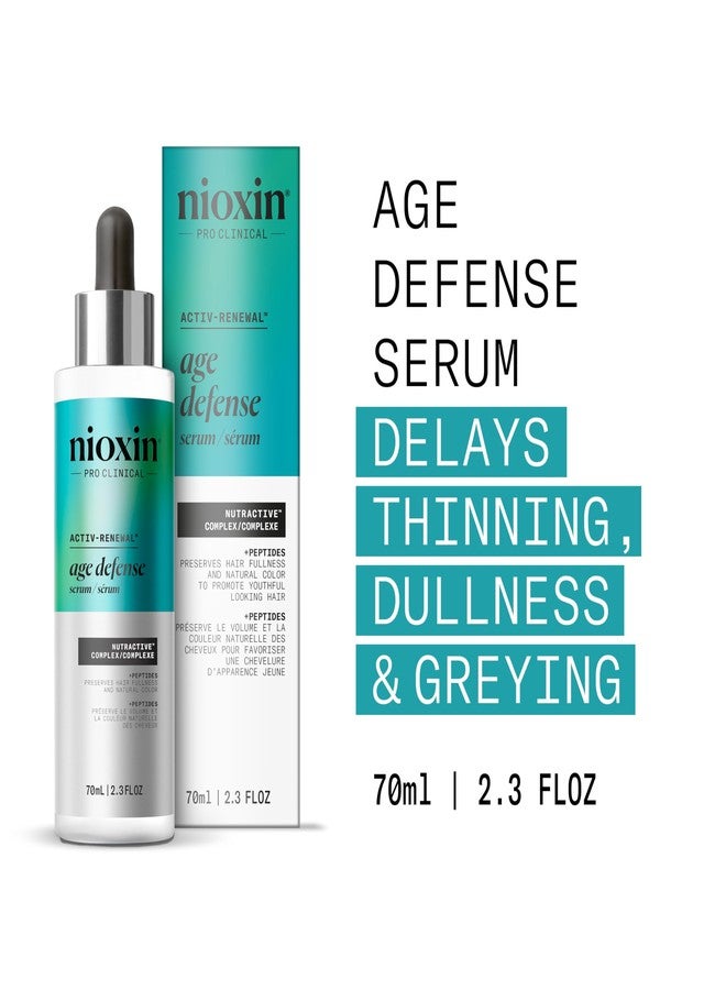 Nioxin Age Defense Anti-Aging Hair Serum | Leave-in Scalp Treatment with Peptides | 2.3 Fl Oz | 70mL - Image 2